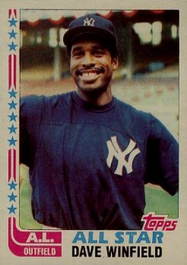 1982 Topps Dave Winfield #553 Baseball Card