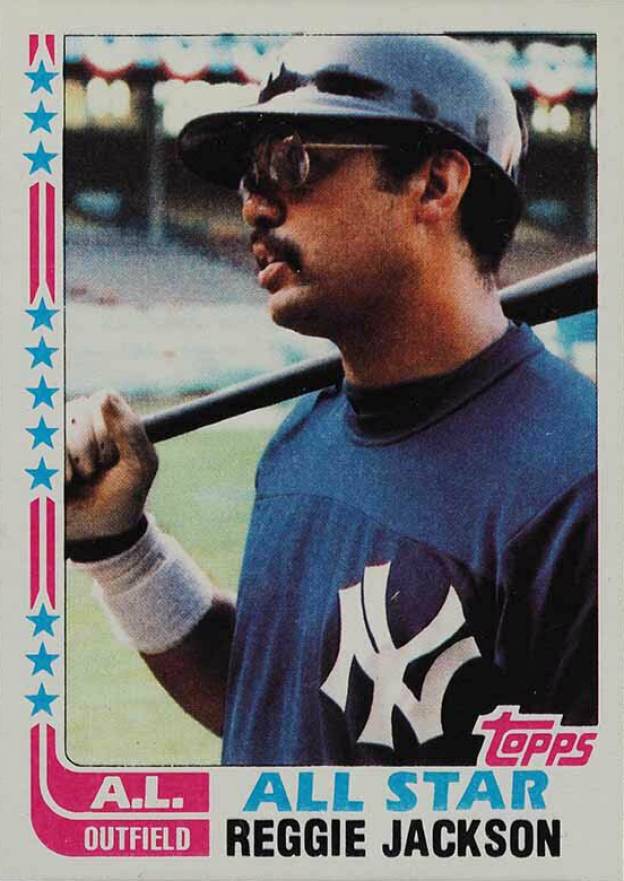 1982 Topps Reggie Jackson #551 Baseball Card