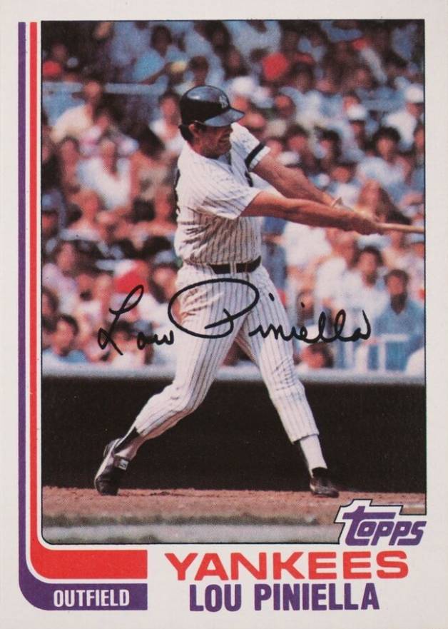 1982 Topps Lou Piniella #538 Baseball Card