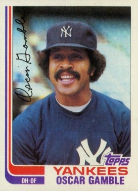 1982 Topps Oscar Gamble #472 Baseball Card