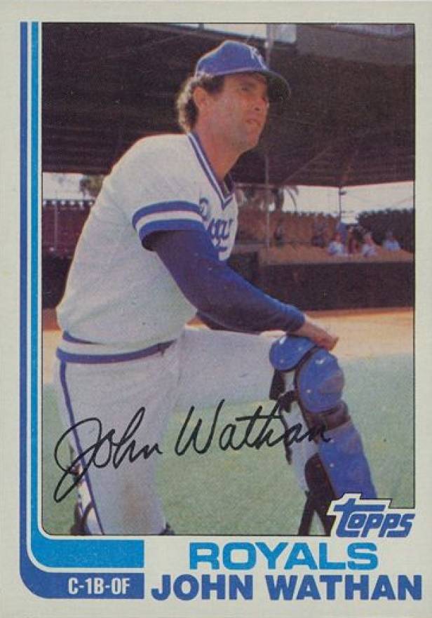 1982 Topps John Wathan #429 Baseball Card