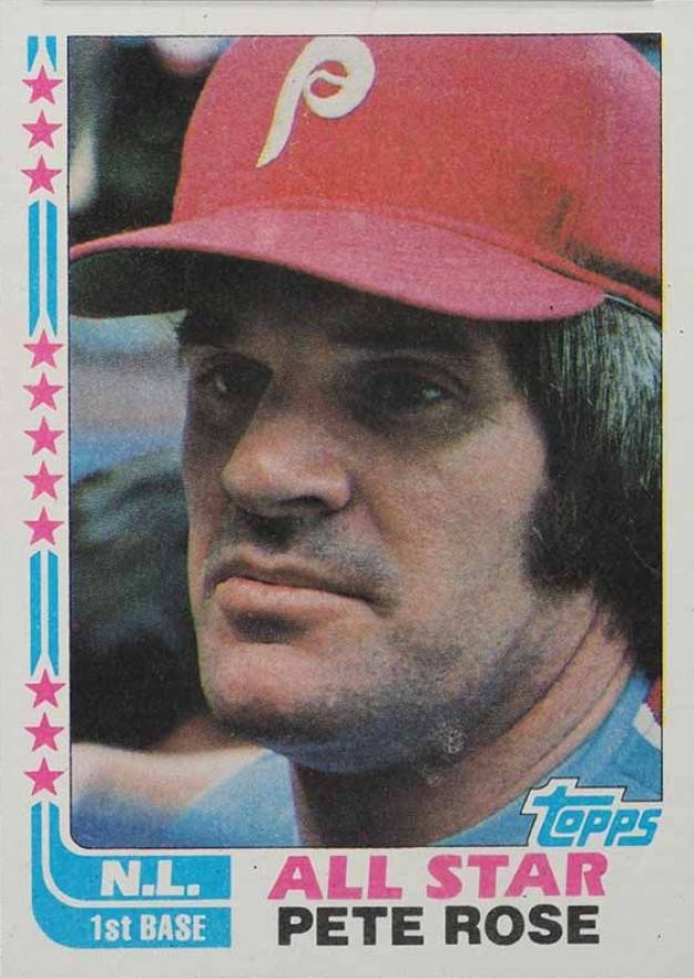 1982 Topps Pete Rose #337 Baseball Card