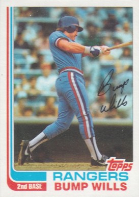 1982 Topps Bump Wills #272 Baseball Card