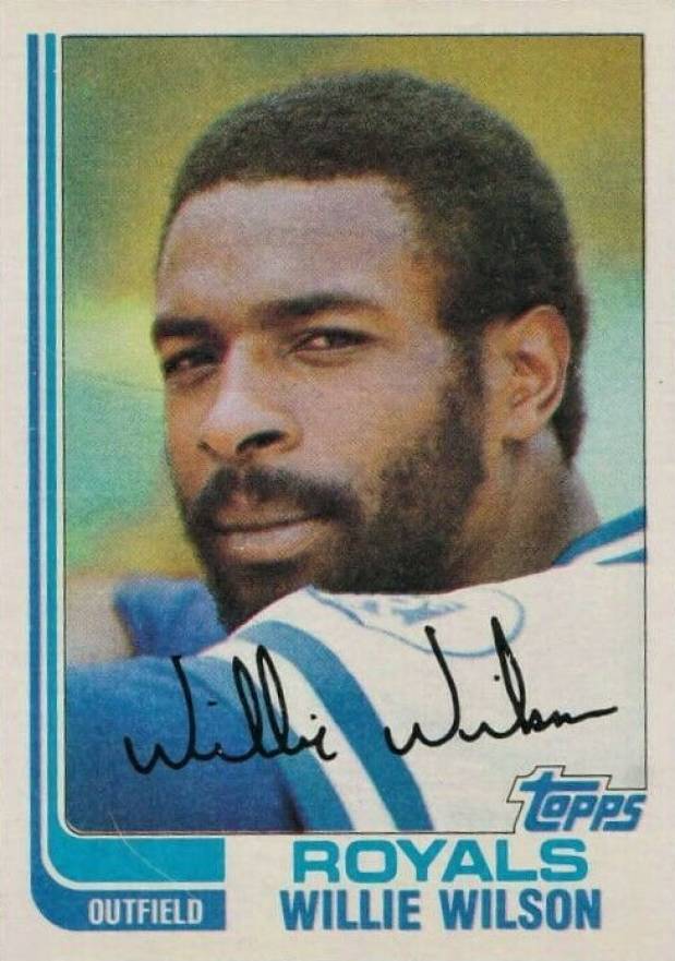 1982 Topps Willie Wilson #230 Baseball Card