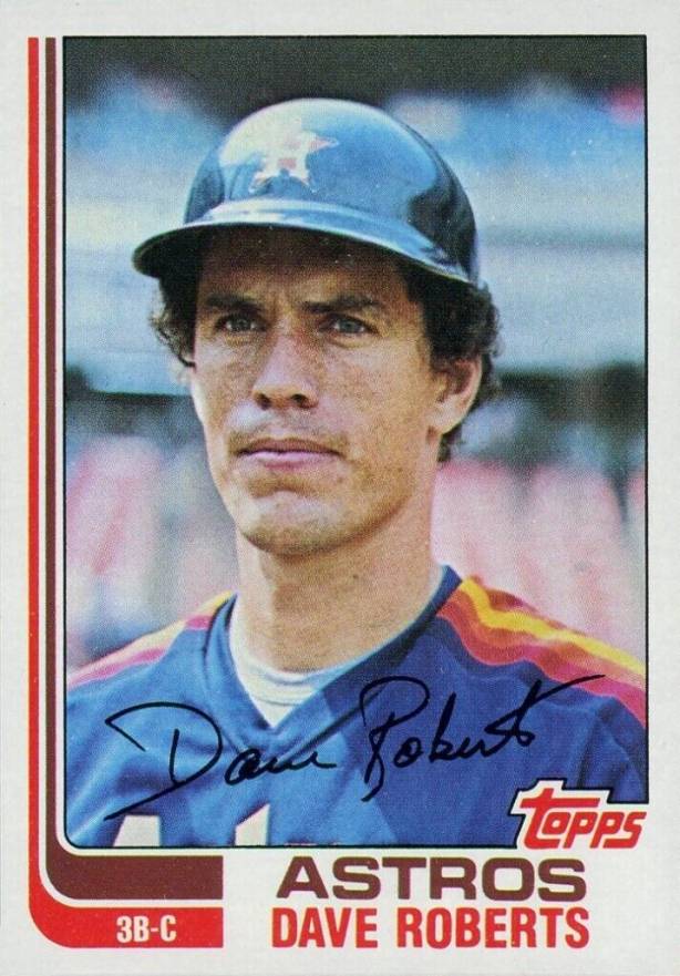1982 Topps Dave Roberts #218 Baseball Card