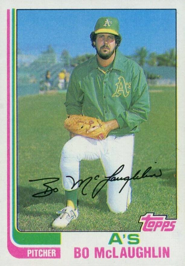 1982 Topps Bo McLaughlin #217 Baseball Card