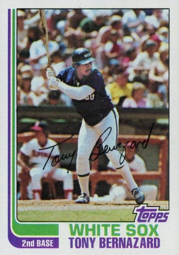 1982 Topps Tony Bernazard #206 Baseball Card