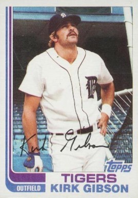 1982 Topps Kirk Gibson #105 Baseball Card