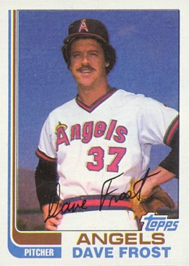 1982 Topps Dave Frost #24 Baseball Card