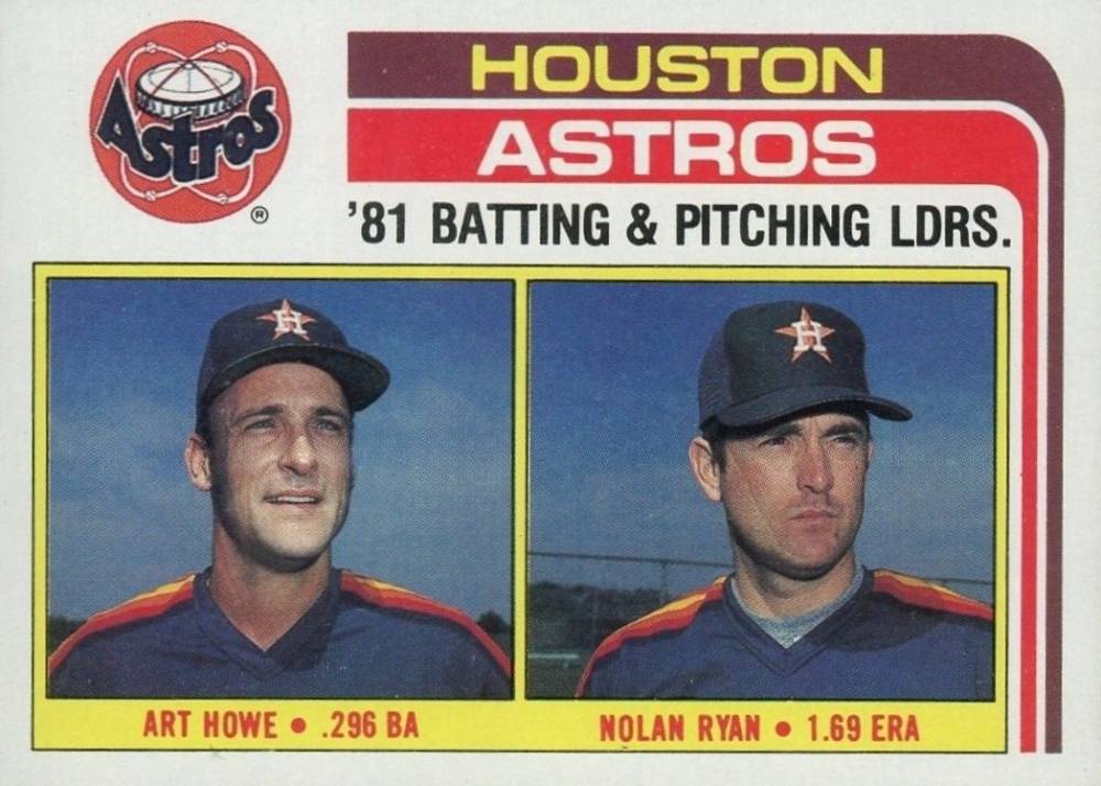1982 Topps Howe/Ryan #66 Baseball Card
