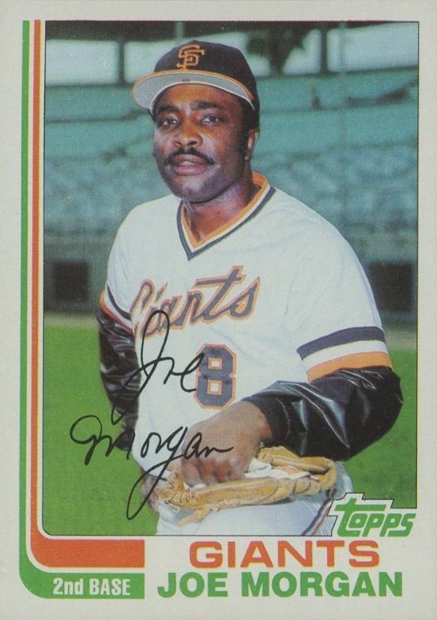 1982 Topps Joe Morgan #754 Baseball Card