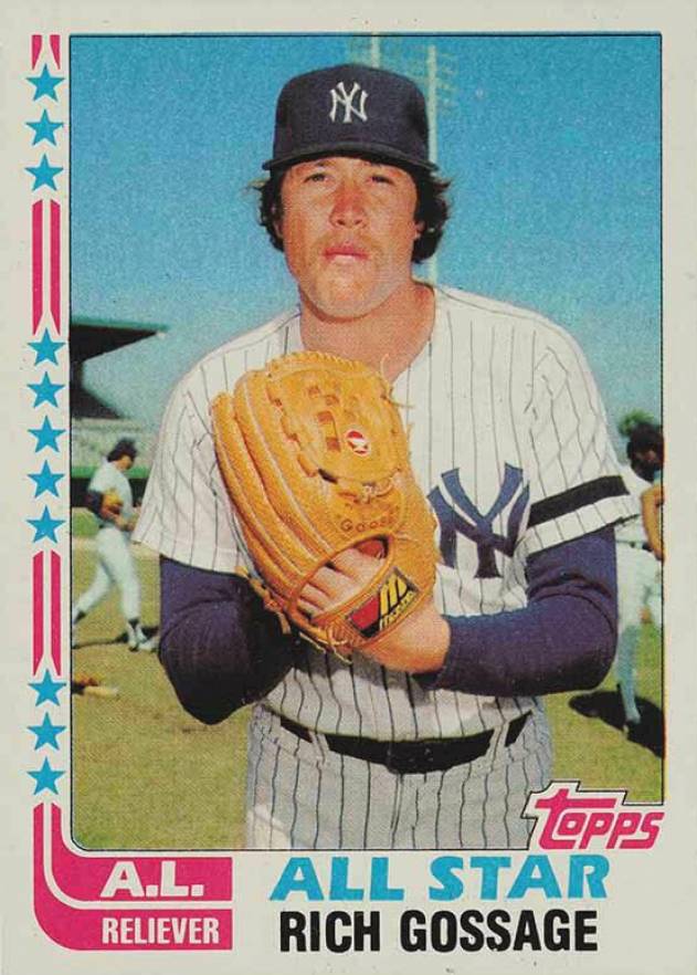 1982 Topps Rich Gossage #557 Baseball Card
