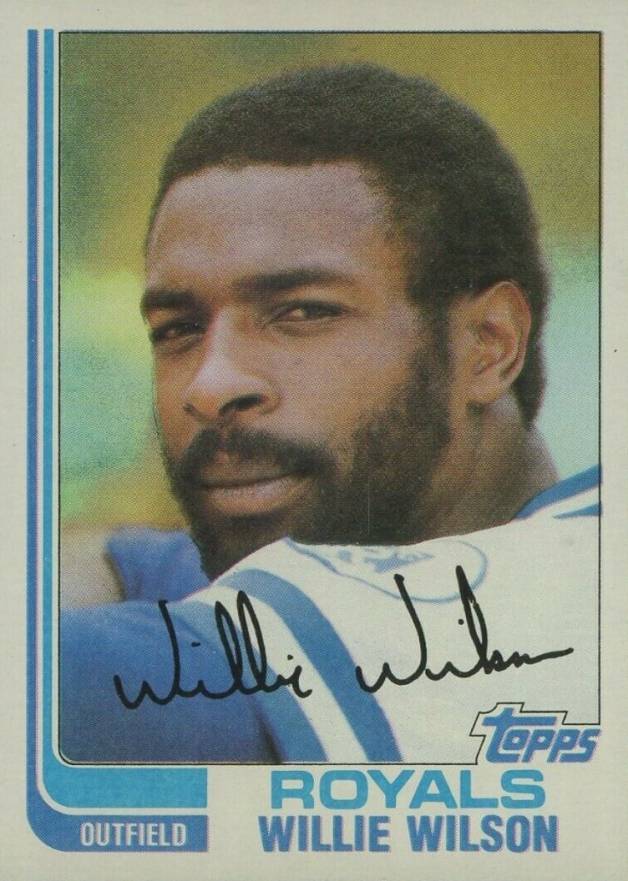 1982 Topps Willie Wilson #230 Baseball Card
