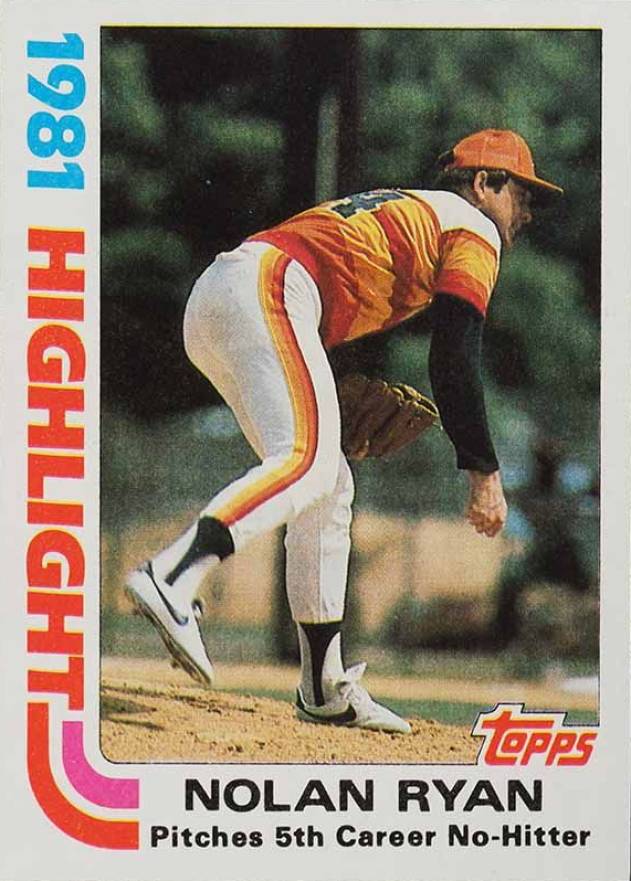 1982 Topps Nolan Ryan #5 Baseball Card
