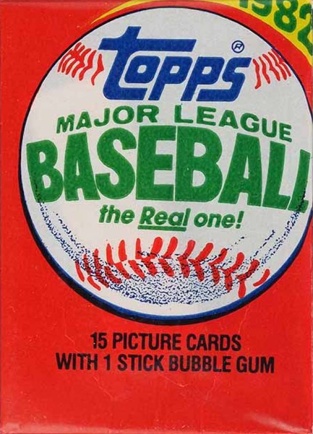 1982 Topps Wax Pack #WP Baseball Card