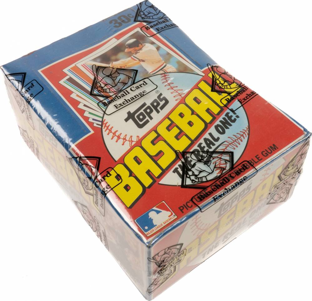 1982 Topps Wax Pack Box #WPB Baseball Card