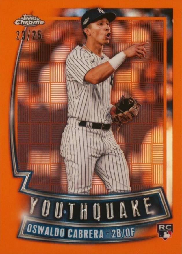 2023 Topps Chrome Youthquake Oswaldo Cabrera #YQ36 Baseball Card