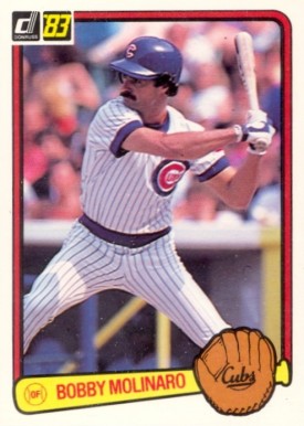 1983 Donruss Bobby Molinaro #596 Baseball Card