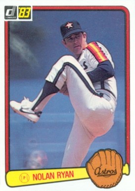 1983 Donruss Nolan Ryan #118 Baseball Card