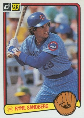 1983 Donruss Ryne Sandberg #277 Baseball Card