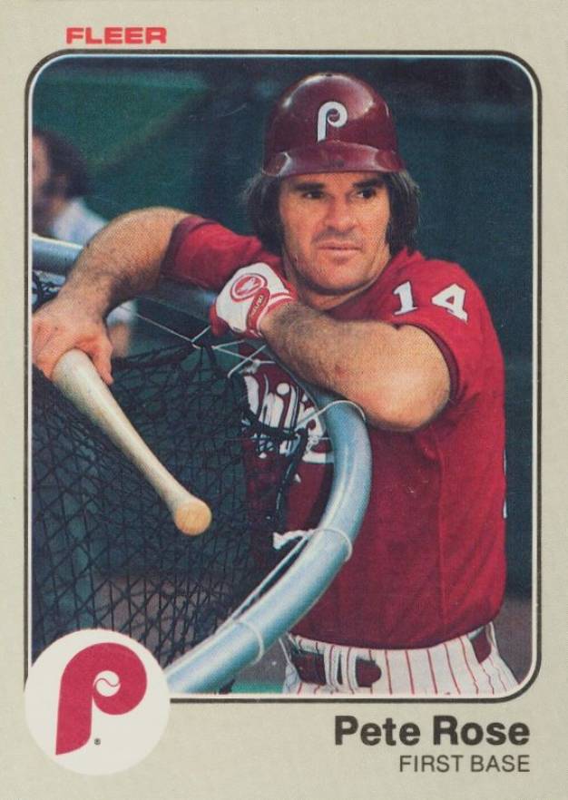 1983 Fleer Pete Rose #171 Baseball Card