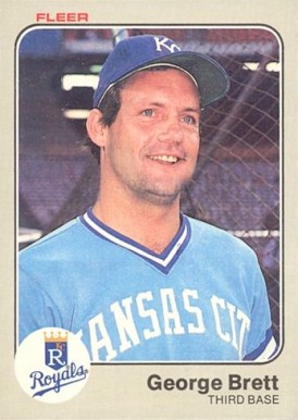 1983 Fleer George Brett #108 Baseball Card
