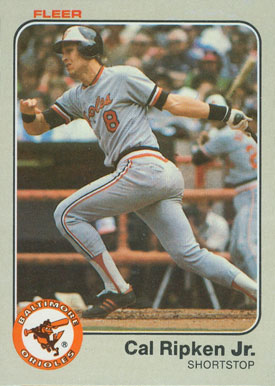 1983 Fleer Cal Ripken Jr. #70 Baseball Card