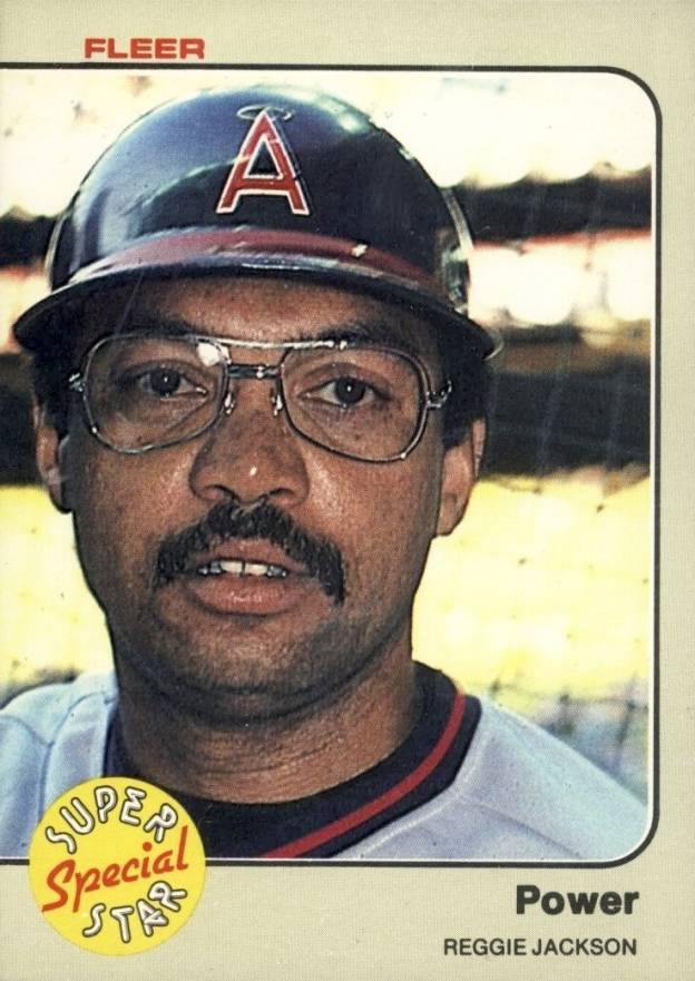 1983 Fleer Reggie Jackson #645 Baseball Card