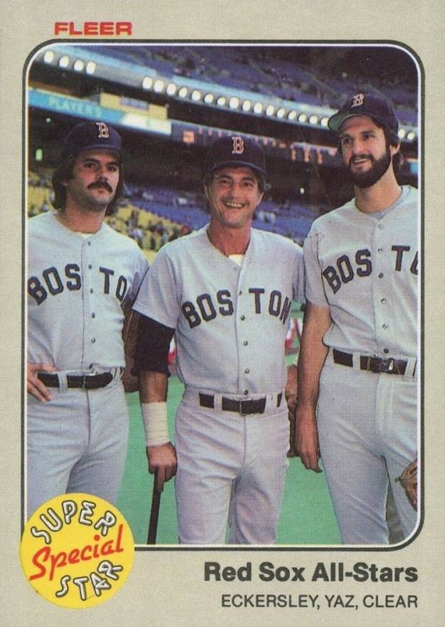 1983 Fleer Red Sox All-Stars #629 Baseball Card