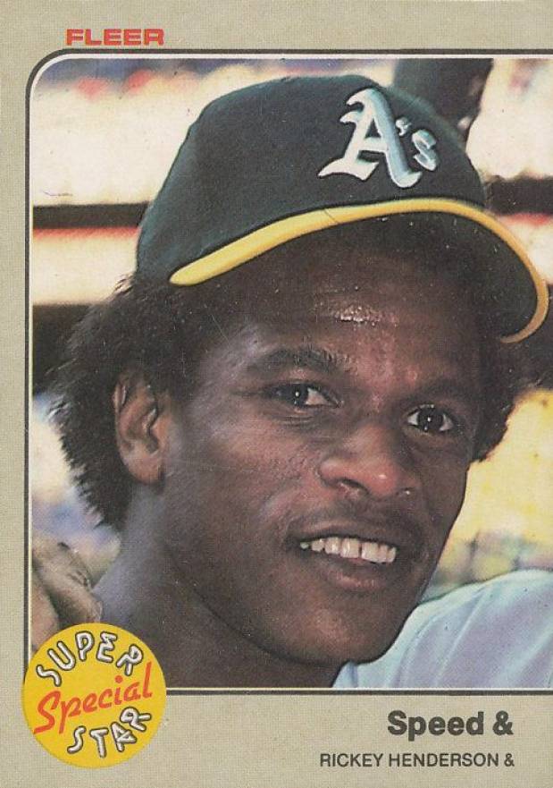 1983 Fleer Rickey Henderson #646 Baseball Card