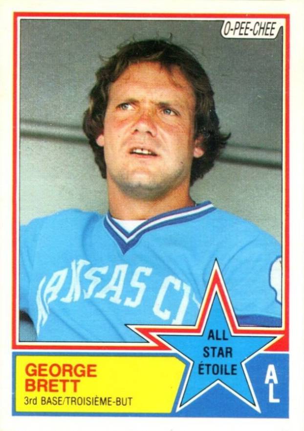 1983 O-Pee-Chee George Brett (All-Star) #388 Baseball Card