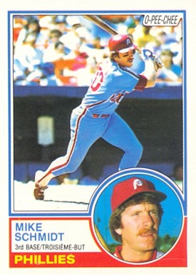 1983 O-Pee-Chee Mike Schmidt #300 Baseball Card