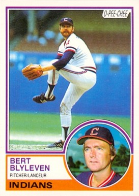 1983 O-Pee-Chee Bert Blyleven #280 Baseball Card