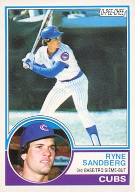 1983 O-Pee-Chee Ryne Sandberg #83 Baseball Card