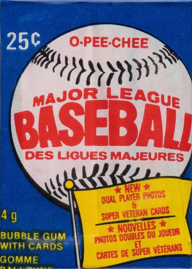 1983 O-Pee-Chee Wax Pack #WP Baseball Card