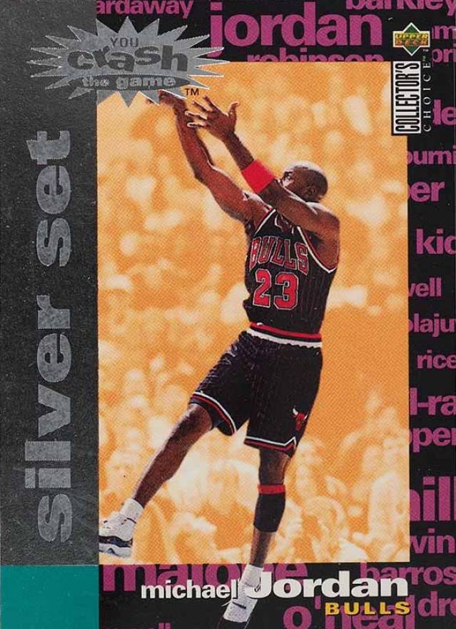 1995 Collector's Choice Crash the Game Scoring Michael Jordan #C30 Basketball Card