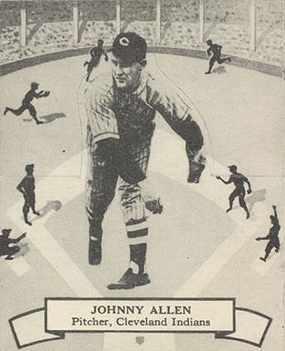 1937 O-Pee-Chee Johnny Allen #122 Baseball Card