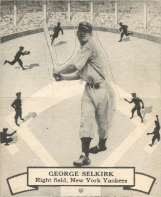 1937 O-Pee-Chee George Selkirk #108 Baseball Card