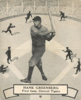 1937 O-Pee-Chee Hank Greenberg #107 Baseball Card
