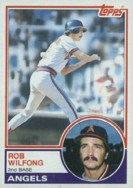 1983 Topps Rob Wilfong #158 Baseball Card