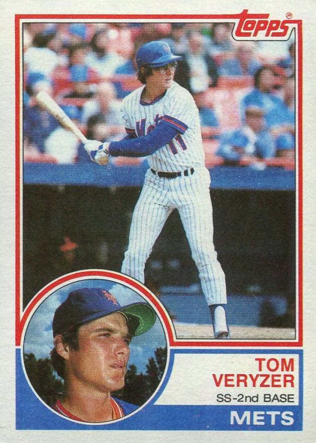 1983 Topps Tom Veryzer #496 Baseball Card