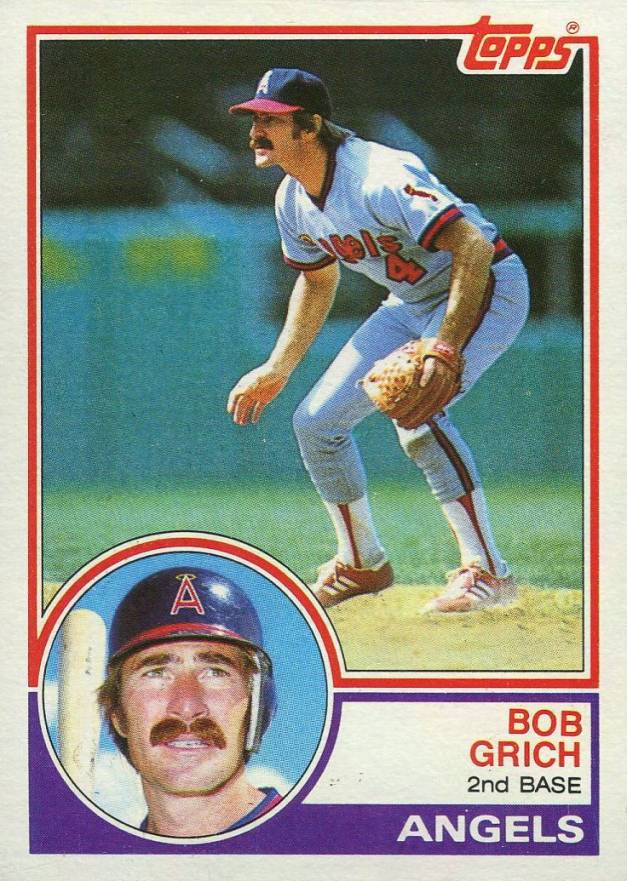 1983 Topps Bob Grich #790 Baseball Card