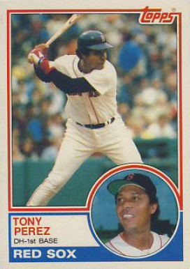 1983 Topps Tony Perez #715 Baseball Card