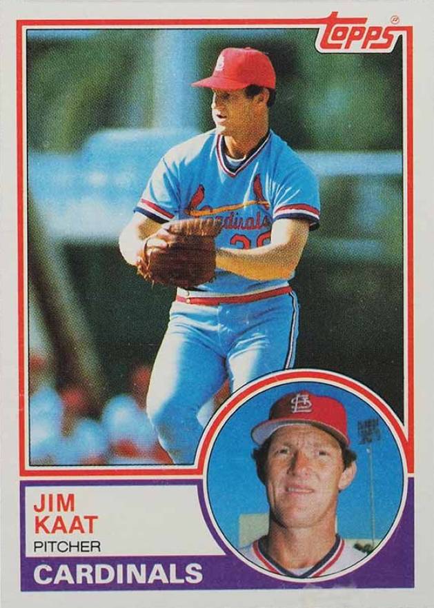 1983 Topps Jim Kaat #672 Baseball Card