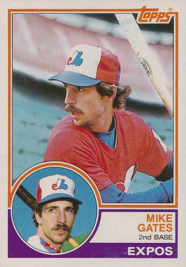 1983 Topps Mike Gates #657 Baseball Card