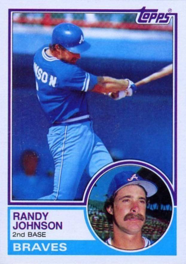 1983 Topps Randy Johnson #596 Baseball Card