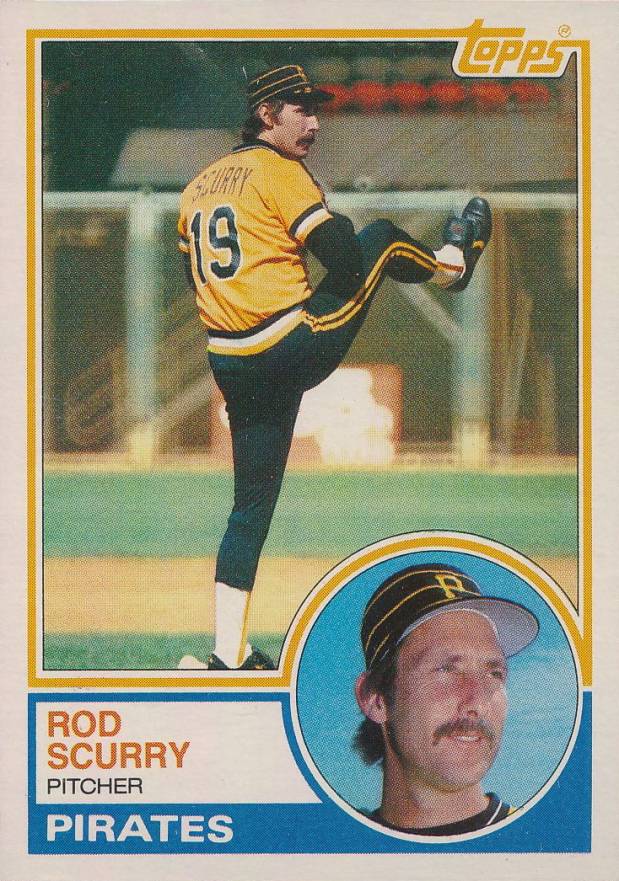 1983 Topps Rod Scurry #537 Baseball Card