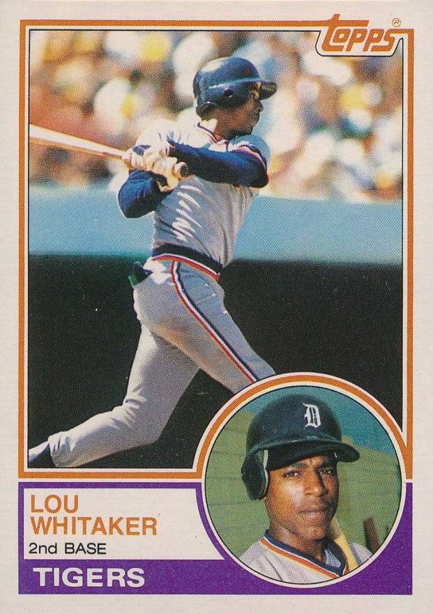 1983 Topps Lou Whitaker #509 Baseball Card