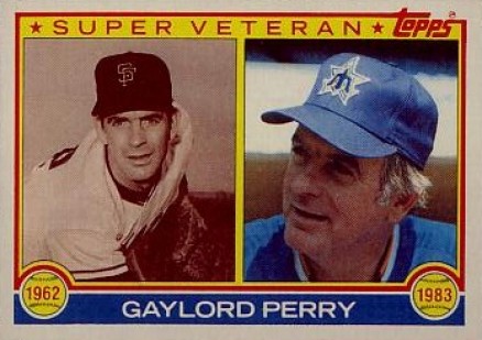 1983 Topps Gaylord Perry (Super Veteran) #464 Baseball Card