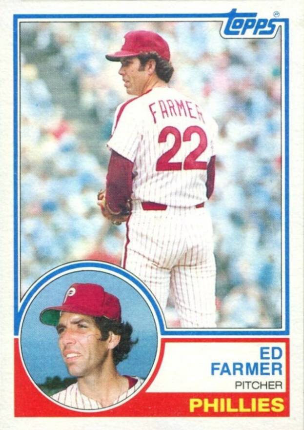 1983 Topps Ed Farmer #459 Baseball Card